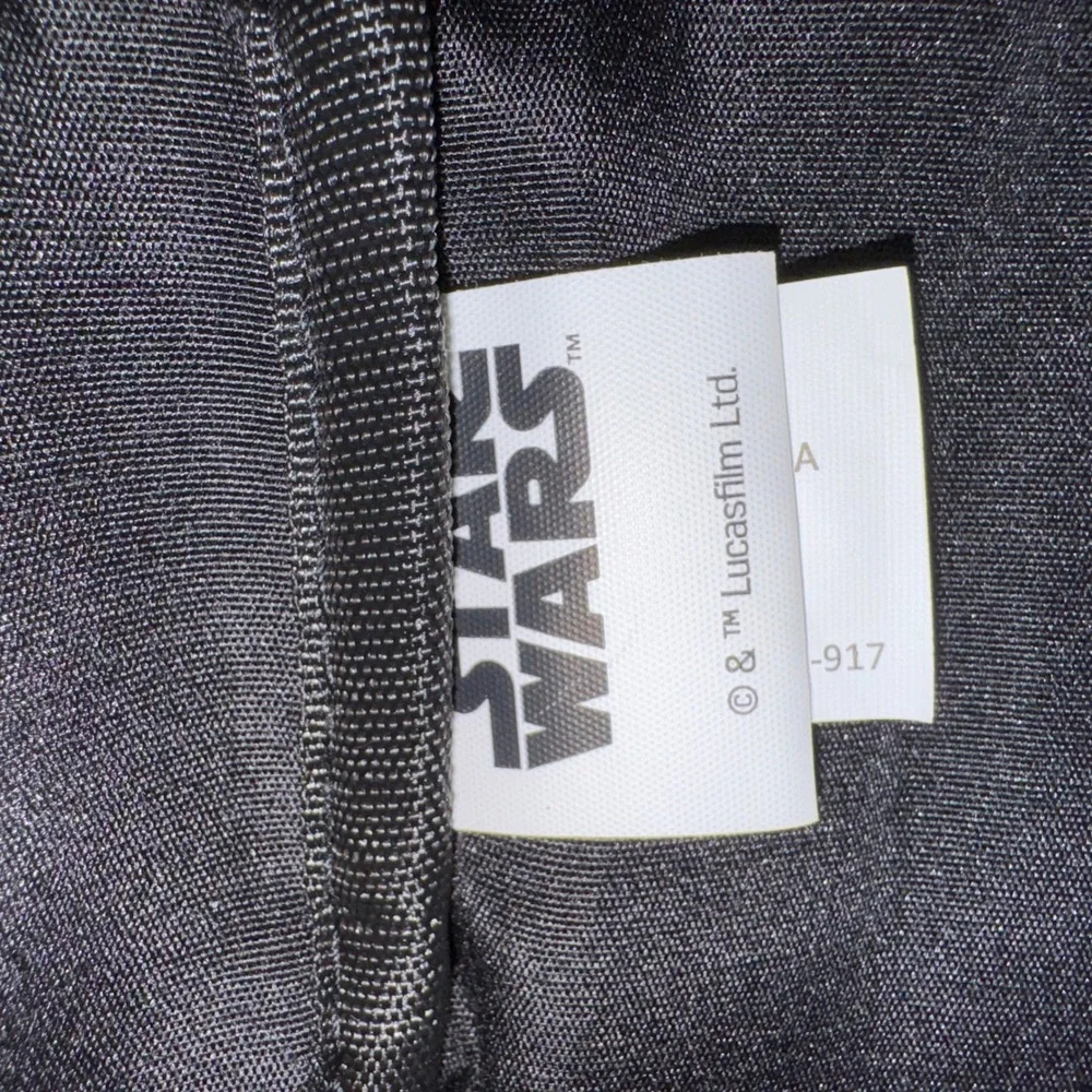 Star Wars The Mandalorian‎ Grogu Baby Yoda Mini Backpack Black Faux Leather Bag